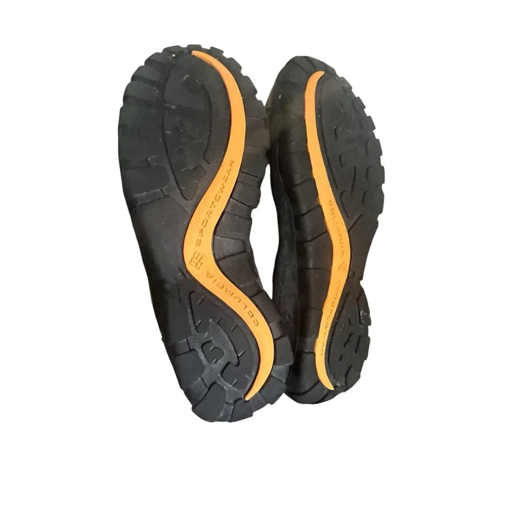 COLUMBIA Mens Red, Navy & Tan Suede ‎ Water Shoes Snake River Trainer Size 8.5